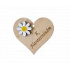 Dřevěné srdíčko - K narozeninám