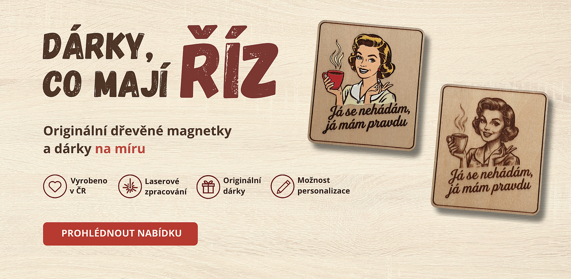 Dárky, co mají říz