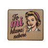 Dřevěná retro magnetka barevná – To mi hlava nebere