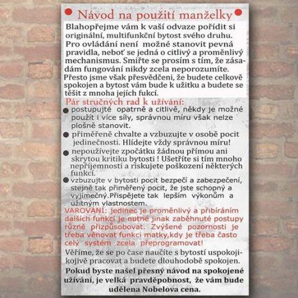 rozlučka se svobodou, dárek