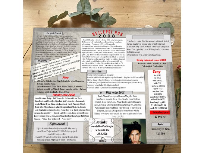 dárek k 18. narozeninám