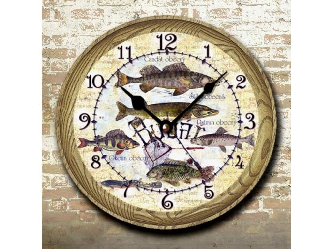hodiny rybář