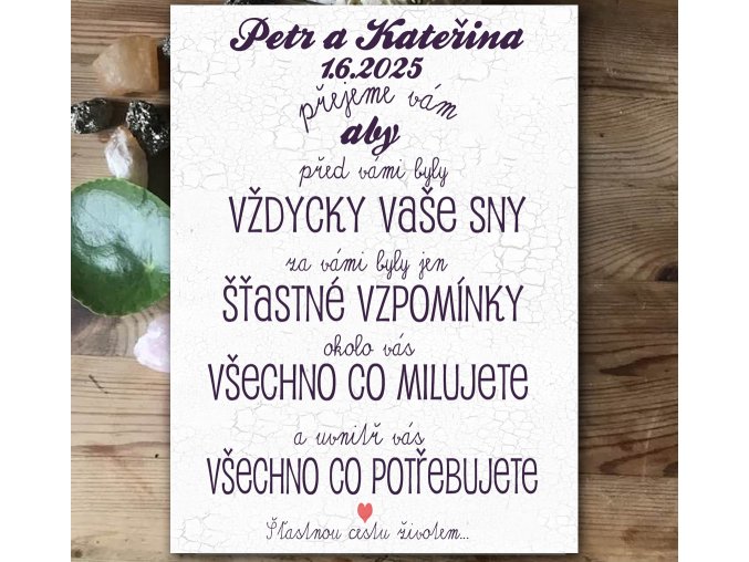 svatební přání