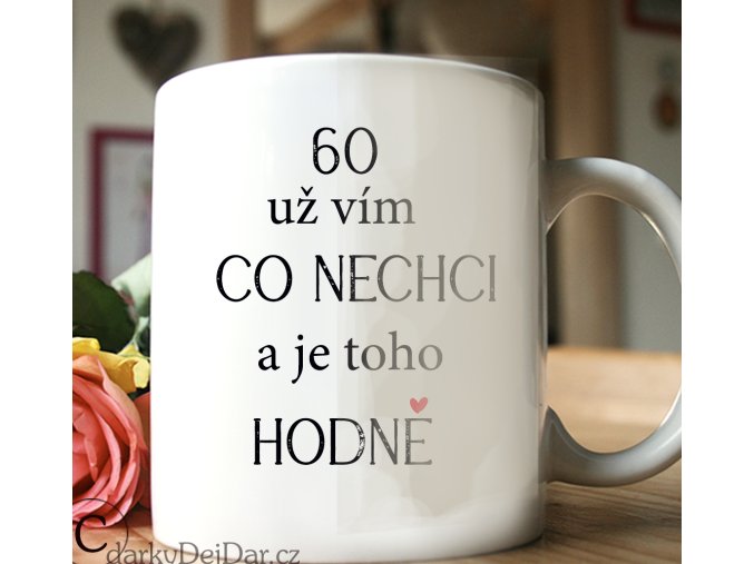 vtipný dárek k 60