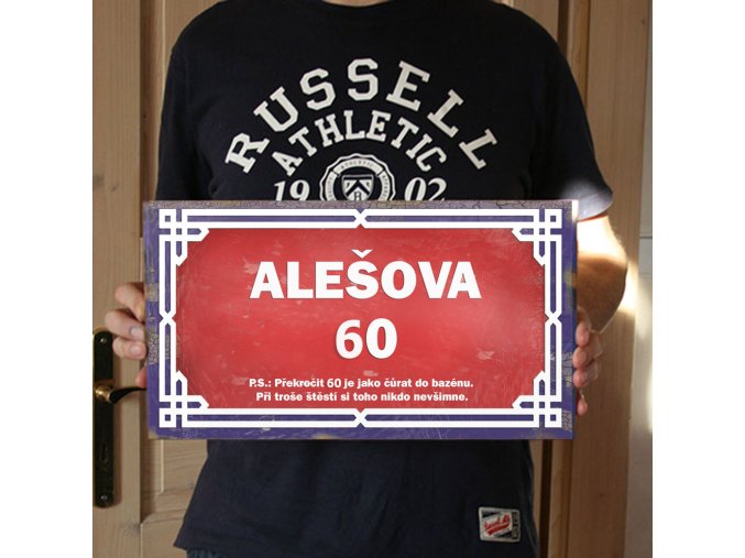 dárek k 60. narozeninám