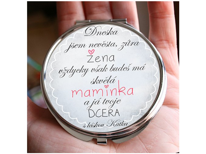 Dárek pro maminku ke svatbě od dcery