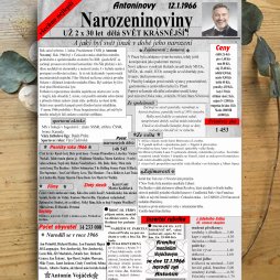 dárek k 60. narozeninám