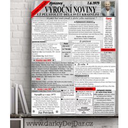 dárek k 50 narozeninám