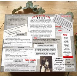 dárek k diamantové svatbě