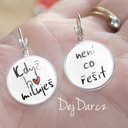 Naušnice pro nevěsty, když ho miluješ, není co řešit..