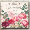 dárek pro učitelku ve školce