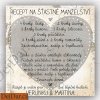 recept na šťastné manželství