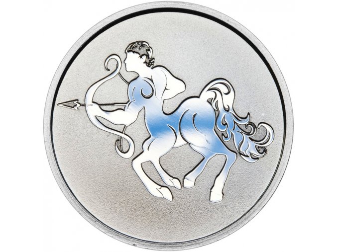 Znamení zvěrokruhu STŘELEC - stříbrná medaile