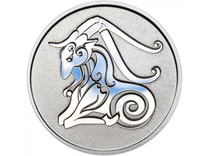 Znamení zvěrokruhu KOZOROH - stříbrná medaile