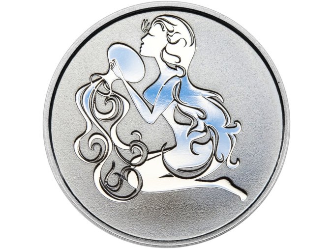 Znamení zvěrokruhu VODNÁŘ - stříbrná medaile