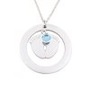 privesek detske nozicky deluxe circle swarovski krystal modryx