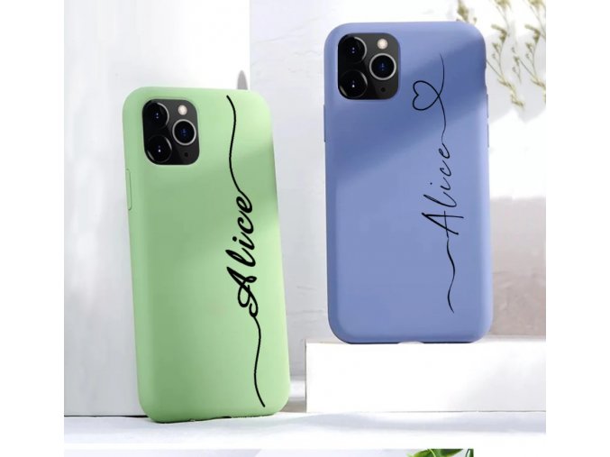 Obal na iPhone se jménem - barevný