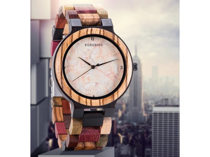 Luxusní pánské dřevěné hodinky MARBLE
