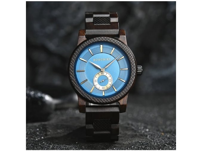 Luxusní pánské dřevěné hodinky UNIQUE EBONY