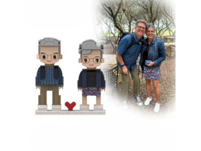 Miniblock figurky pro páry – personalizovaná stavebnice na míru