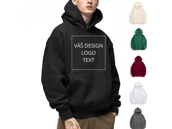 Unisex mikina s vlastním potiskem – PREMIUM WARM