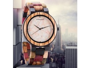 Luxusní pánské dřevěné hodinky MARBLE