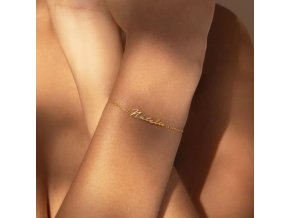 Personalizovaný náramek se jménem – chirurgická ocel