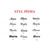 STYL PÍSMA
