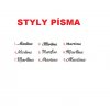 STYLY PISMA