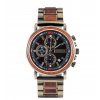 Luxusní pánské dřevěné hodinky CHRONOGRAPH MILITARY