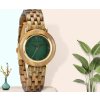 Luxusní dámské dřevěné hodinky QUARTZ ANNIVERSARY