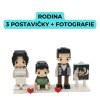 Miniblock figurky Rodina – personalizovaná stavebnice na míru