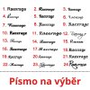 Přívěsek na klíče s vlastním textem