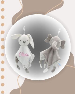 🧸 Muchláček s vlastním jménem – nejlepší kamarád pro miminko 💖 Měkoučký muchláček i usínáček v jednom, který může nést...