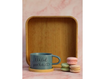 modrá úklid počká