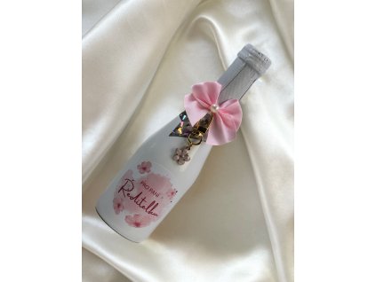 MINI BOHEMIA SEKT ředitelka růžová + kytička