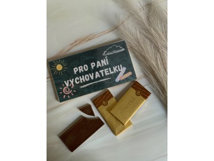 ČOKOLÁDA vychovatelka zelená tabule