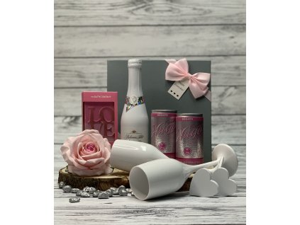 RŮŽOVOŠEDÝ BOX BOHEMIA SEKT ICE - S