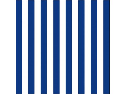 Napkin 33 Stripes Navy Blue