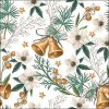 Napkin 33 Helleborus and bells FSC Mix