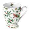 Mug 0.25 L Winter greenery white