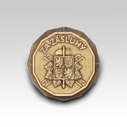 Hasicsky rad za zasluhy 50mm starozlato