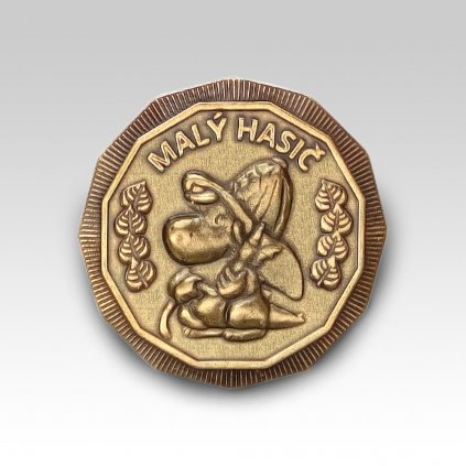 Hasicsky rad maly hasic 70mm starozlato