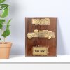 Drevena plaketa auto oldtimer stredni interier