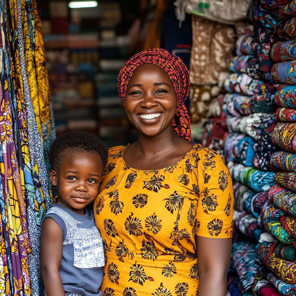 Ankara: africké látky, které vyprávějí příběhy beze slov