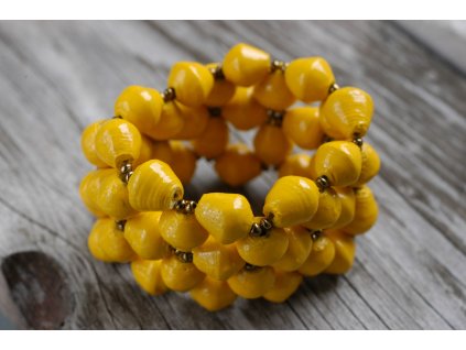 Náramek z recyklovaného papíru - různé barvy