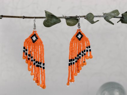 Korálkové náušnice Moje Afrika