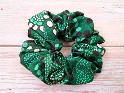 Látková gumička do vlasů Africká příroda