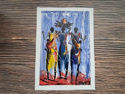 Edice Africké malby: Masajské ženy