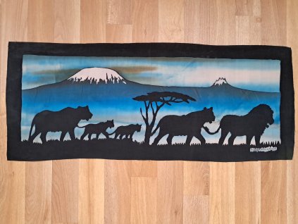 Edice Africké malby: Africká savana v noci